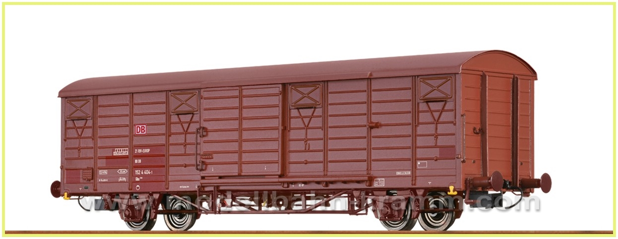 Brawa 49903 - H0 DC Gedeckter Güterwagen Gbs 258 DB AG, Epoche V