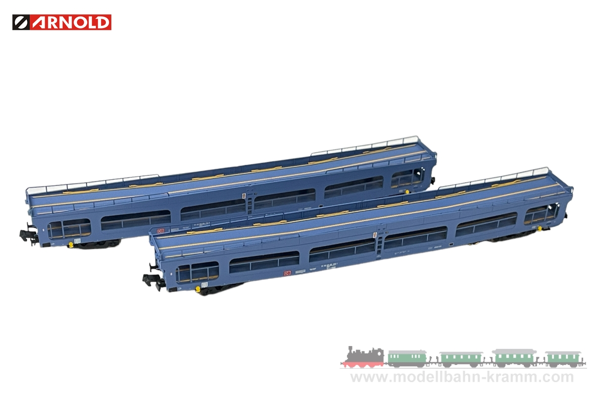 Arnold 4410 - N Set Autotransportwagen DDm 2-teilig DB AG