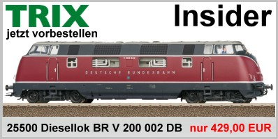 TRIX 25500 H0 DC Sound Diesellokomotive Baureihe V 200 DB