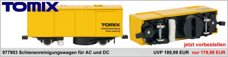 Tomix-Japan Modell 977903 H0 Schienenreinigungswagen