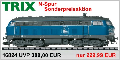 TRIX 16824 N Sound Diesellok BR 218 der PRESS Messelok 2022