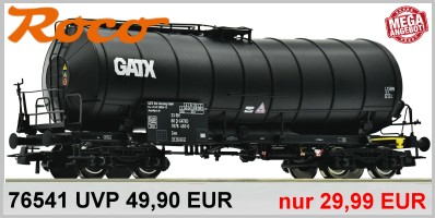 Roco 76541 H0 Knickkesselwagen „GATX“, DB AG