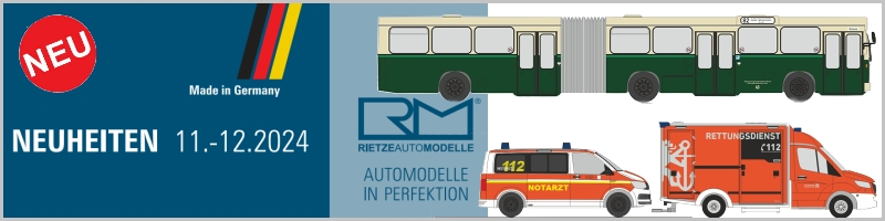 Rietze Rietze - H0 / 1:87 - Automodelle - Neuheiten - November/Dezember - 2024