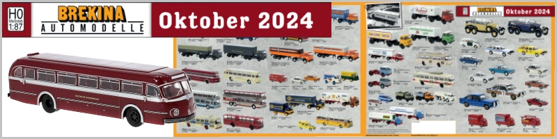 Brekina Brekina - H0 / 1:87 - Pkw/Lkw - Neuheiten - Oktober - 2024